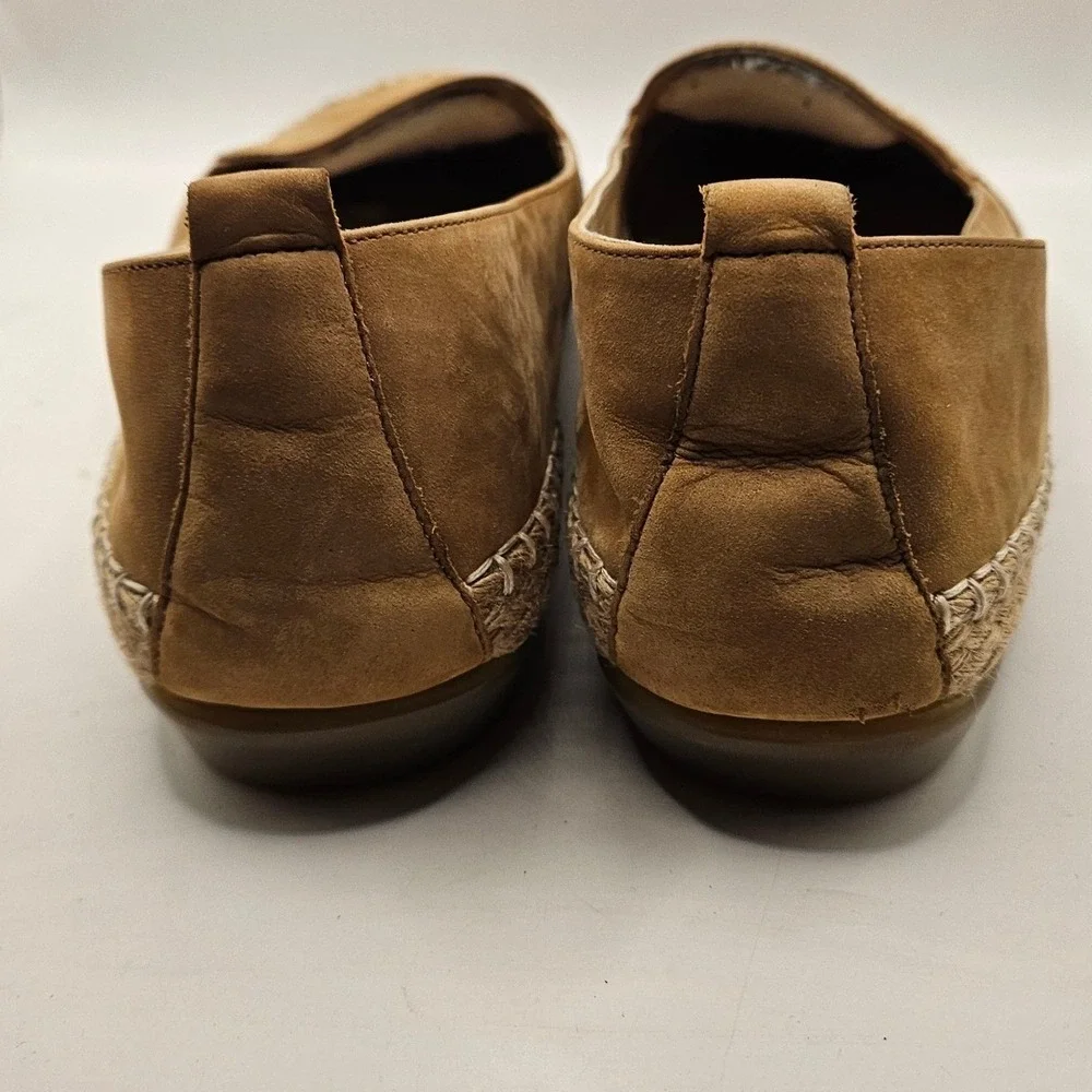 VANELI SPORT Sz‎ 11 N Tan Suede Espadrille Slip On Flats Shoes Women's #385